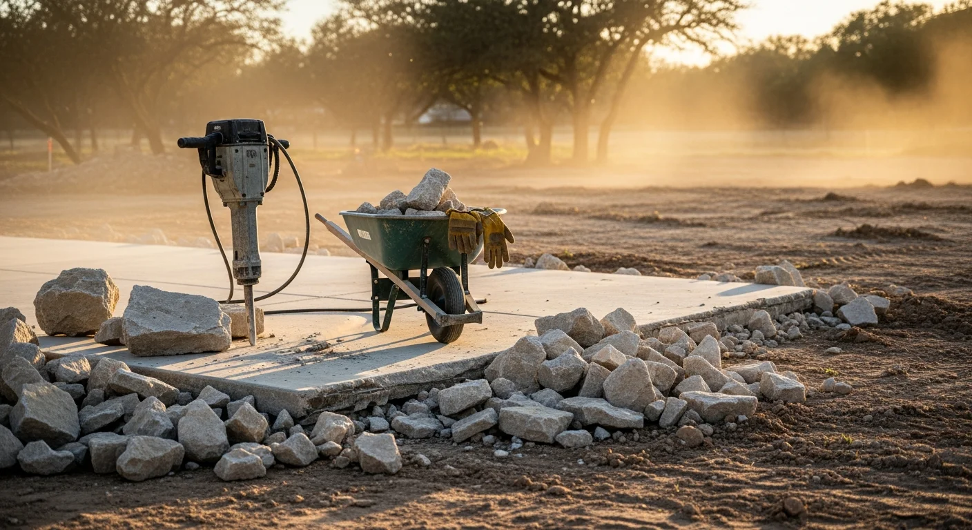 Concrete demolition and removal service